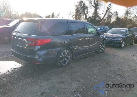 2019 Honda Odyssey Elite z USA, uszkodzony, nr VIN 5FNRL6H98KB093181